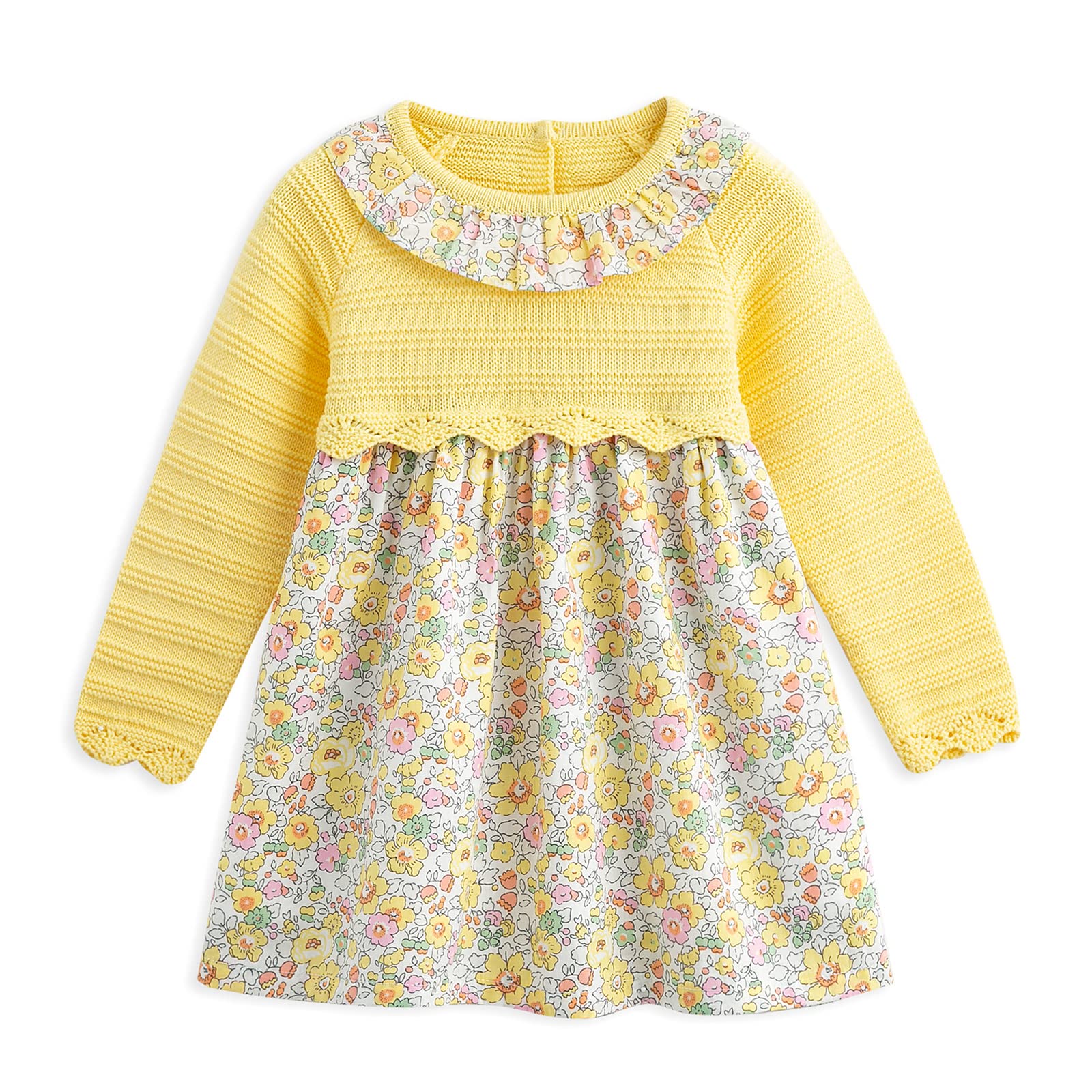 Simplee Kids Baby Girls Floral Print Casual Sundress - Toddler Princess Dress for Playdates, Parties & Summer Outfits