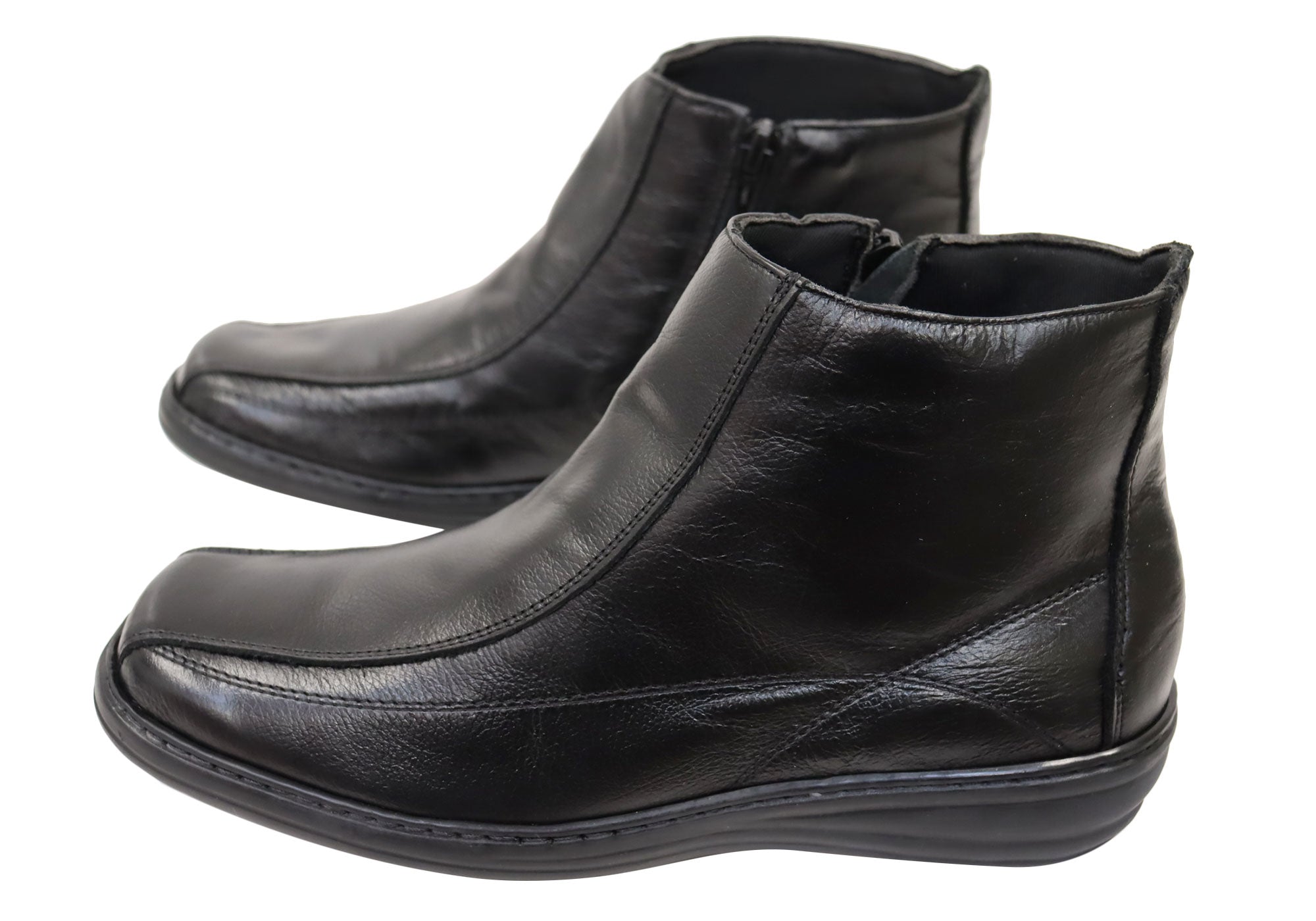 Mironneli Nancy Women's Comfortable Brazilian Leather Ankle Boots - Stylish & Soft for Casual Wear, Office & Night Out
