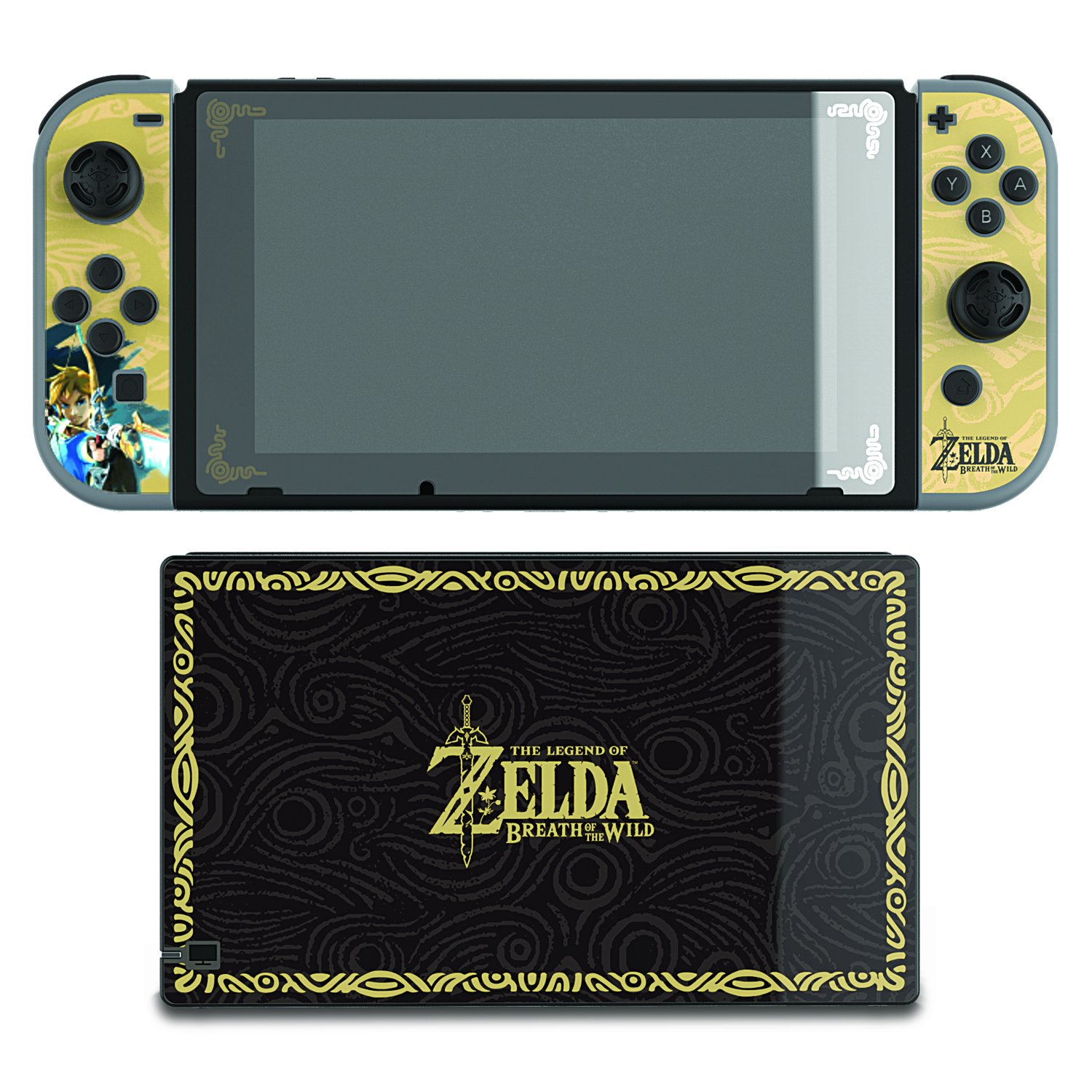 Nintendo Switch Screen Protector & Skins Set - Zelda Collector's Edition | PDP Gaming Play and Protect Kit for Console & 2 Joy-Cons | Perfect for Gaming Enthusiasts & Zelda Fans