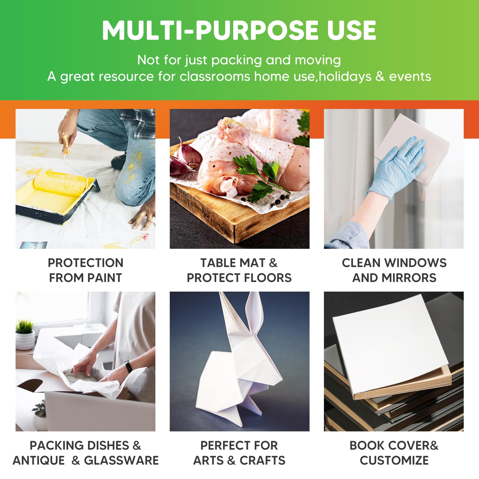 Newsprint Packing Paper for Moving Boxes - 26