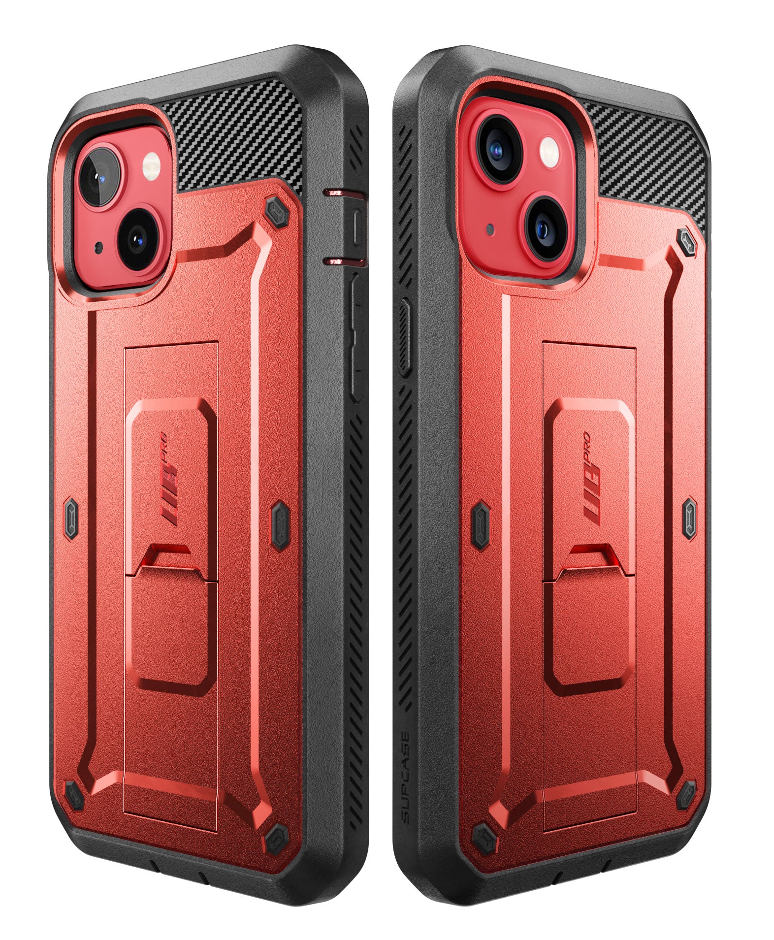 iPhone 14 Plus 6.7 Inch Unicorn Beetle PRO Heavy Duty Rugged Case - Shockproof, Drop Protection, Military Grade (Metallic Red) - Perfect for Outdoor Adventures, Construction Work & Extreme Sports