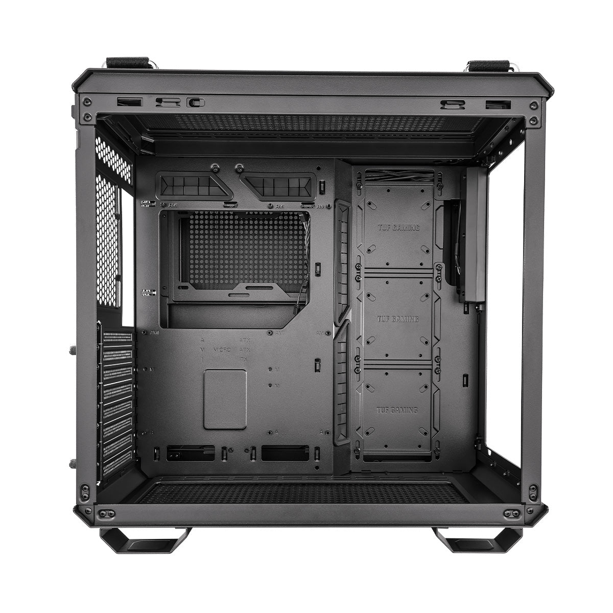 ASUS TUF Gaming GT502 Mid Tower PC Case - Black | High Airflow ATX Computer Case for Gaming & Streaming | Perfect for Esports & Content Creation