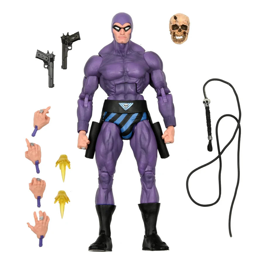 The Phantom 85th Anniversary Collectible Action Figure - Classic Superhero Toy for Display & Play | Perfect for Comic Book Fans & Collectors