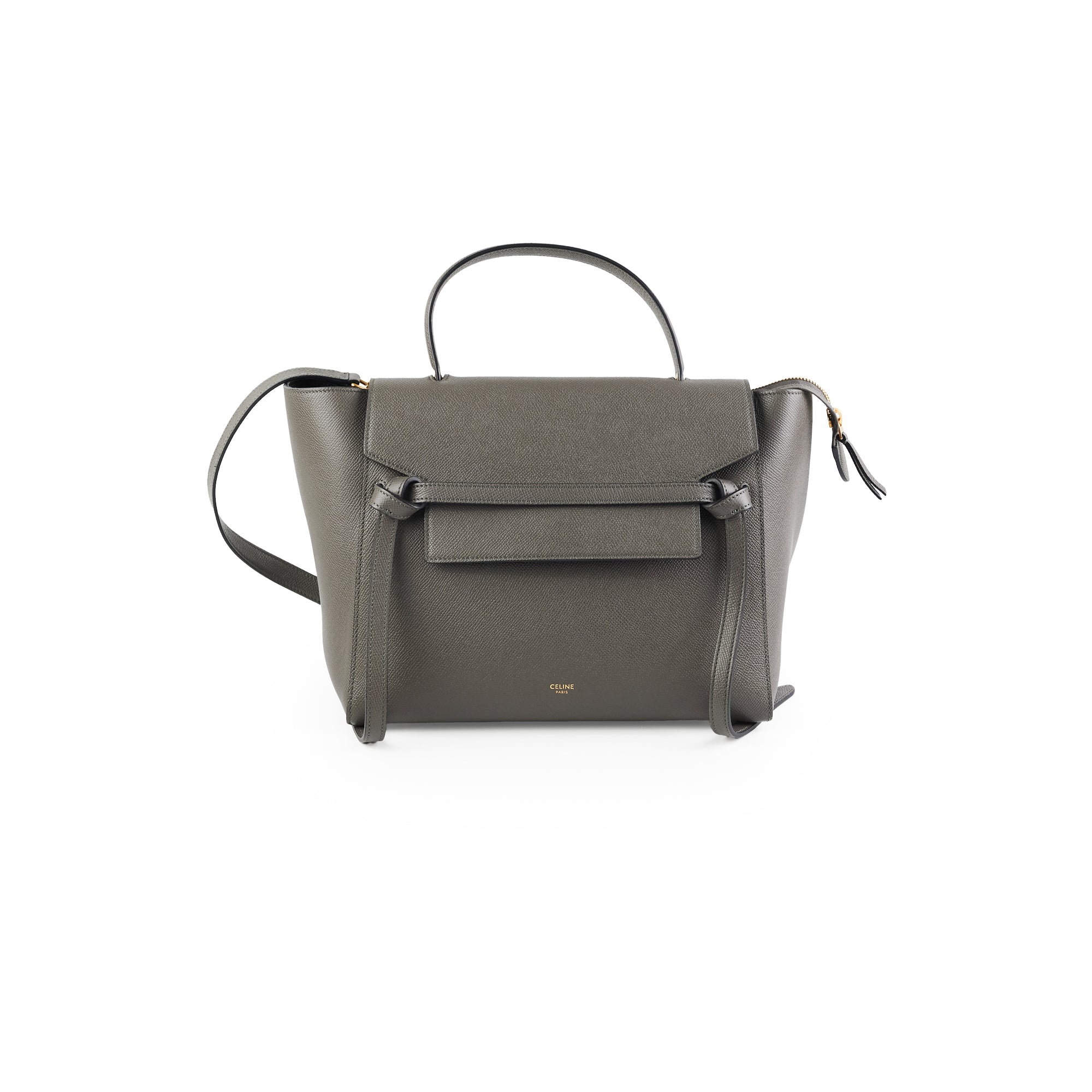 Celine Mini Grey Belt Bag for Women | Luxury Crossbody Handbag | Perfect for Everyday Use, Travel & Date Night