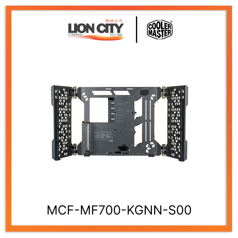 Cooler Master MCF MF700 KGNN S00 CM MASTERFRAME 700 Open Air PC Case - High Airflow Gaming Computer Chassis for Custom Builds, Water Cooling & Extreme Performance Setups