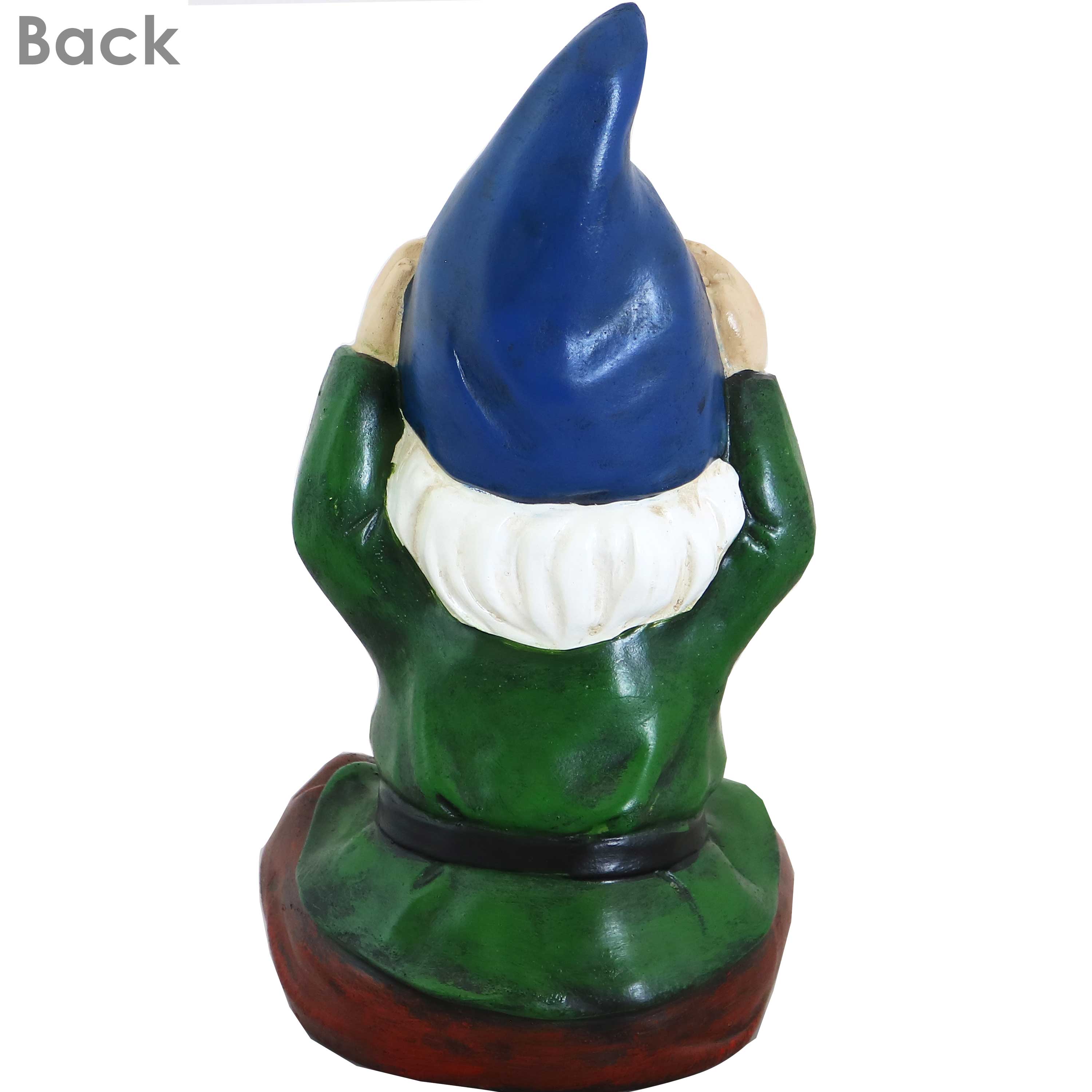 Sunnydaze Sage the Yoga Garden Gnome Statue - Outdoor Decor for Yoga Gardens, Zen Spaces & Meditation Areas