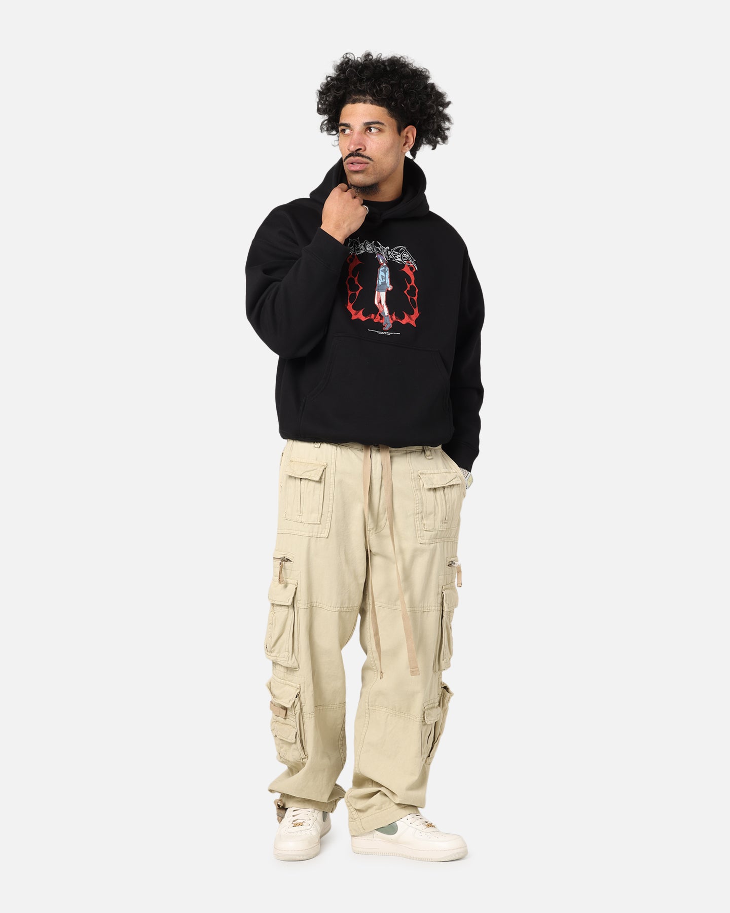 73 Studio X Tokyo Ghoul Rabbit Premium Hoodie Black - Anime Cosplay Hooded Sweatshirt for Fans & Collectors | Perfect for Conventions, Halloween & Casual Wear