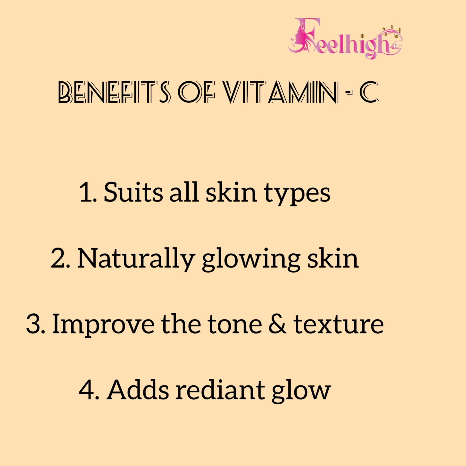 FeelHigh Vitamin C Scrub & Mask Set - Brightening & Exfoliating Skincare for Glowing Skin - Perfect for Daily Use & Spa Nights