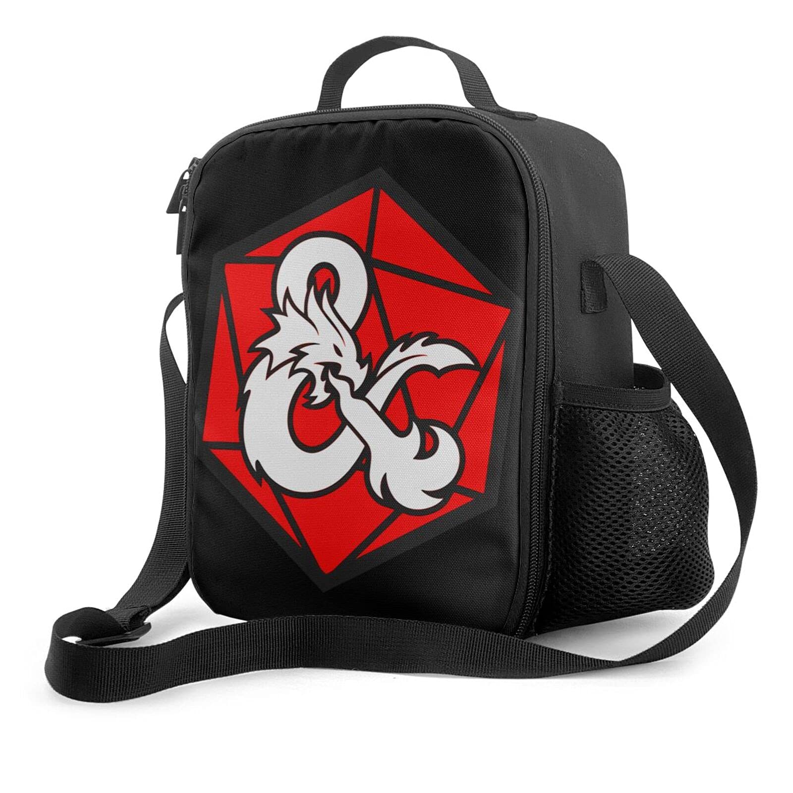 Dungeons & Dragons Insulated Lunch Box - Leakproof Cooler Tote Bag for Men, Women & Kids | Durable Unisex Lunch Bag for Office, School, Picnic & Beach Outings