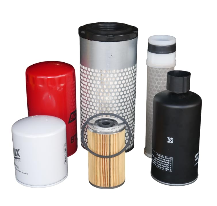 CFKIT Maintenance Filter Kit for Mahindra 1538 Tractor - Air, Oil & Fuel Filters (Non-HST & No Cabin) | Tractor Engine Protection & Performance Upgrade