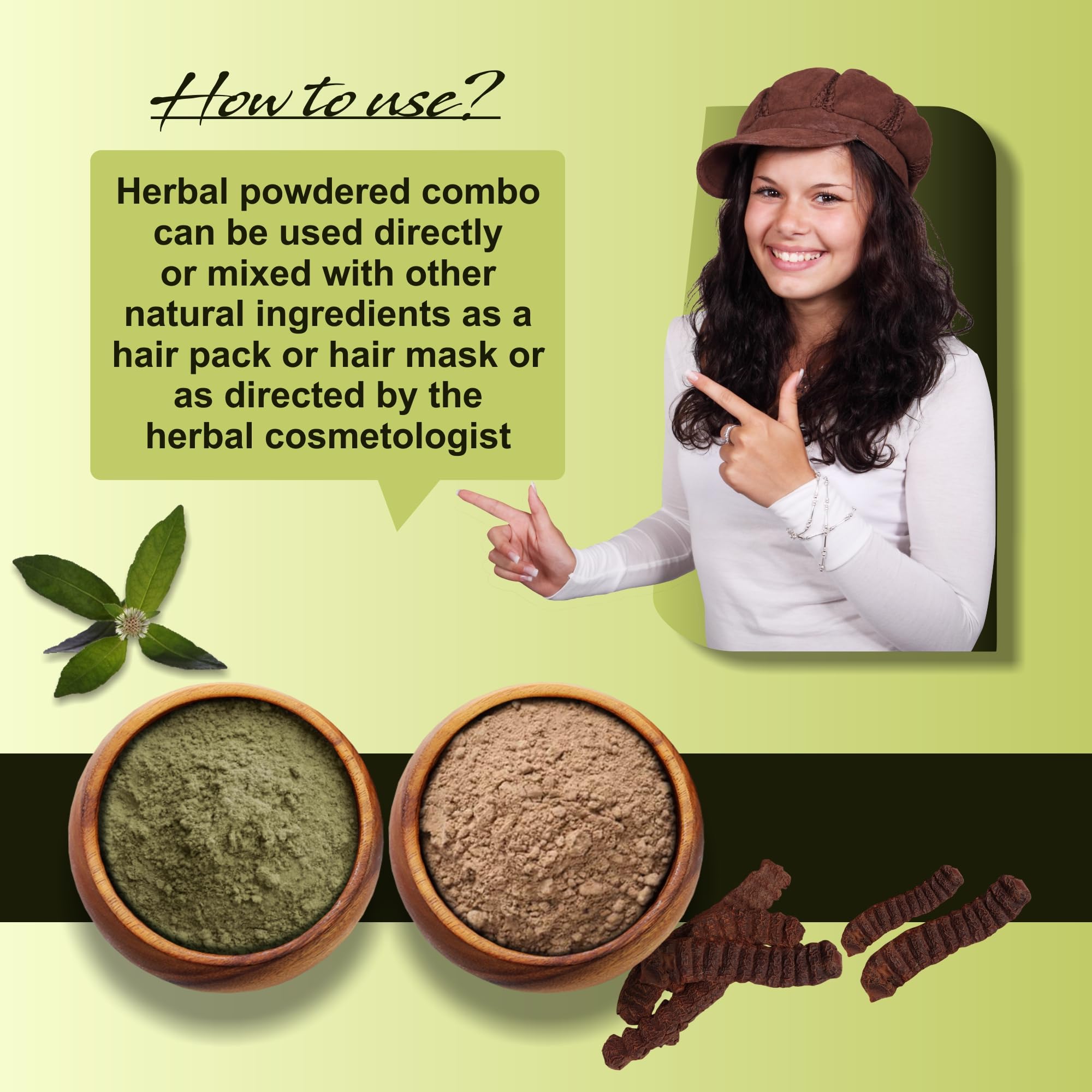 Bhringraj & Shikakai Ayurvedic Hair Growth Powder – 500g | Herbal Hair Mask for Dry, Frizzy Hair | Natural Volume Booster | Organic Hair Wash Powder | 250g Each | Promotes Stronger, Thicker Hair | Perfect for Daily Hair Care & Scalp Treatment
