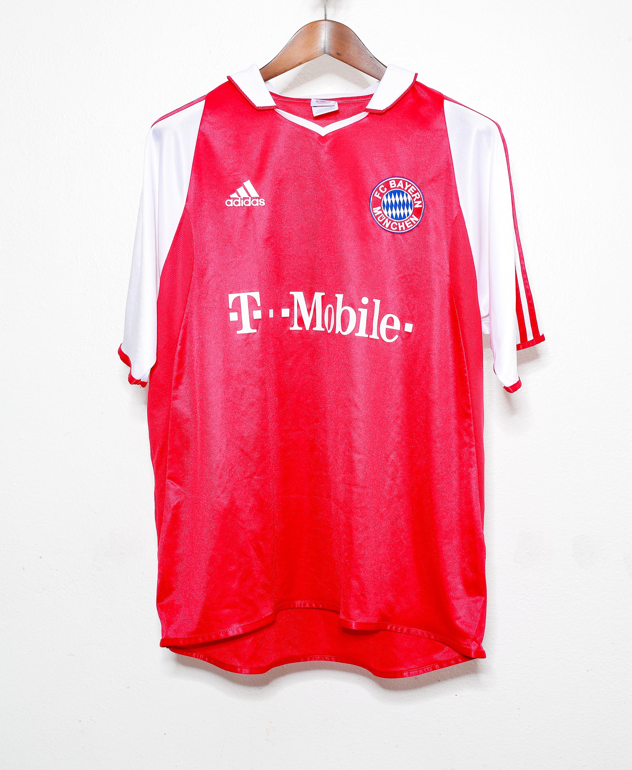 2003 Bayern Munich Home Jersey #13 Michael Ballack - Authentic Soccer Shirt (Size L) - Vintage Football Fan Gift, Match Day & Collection Display