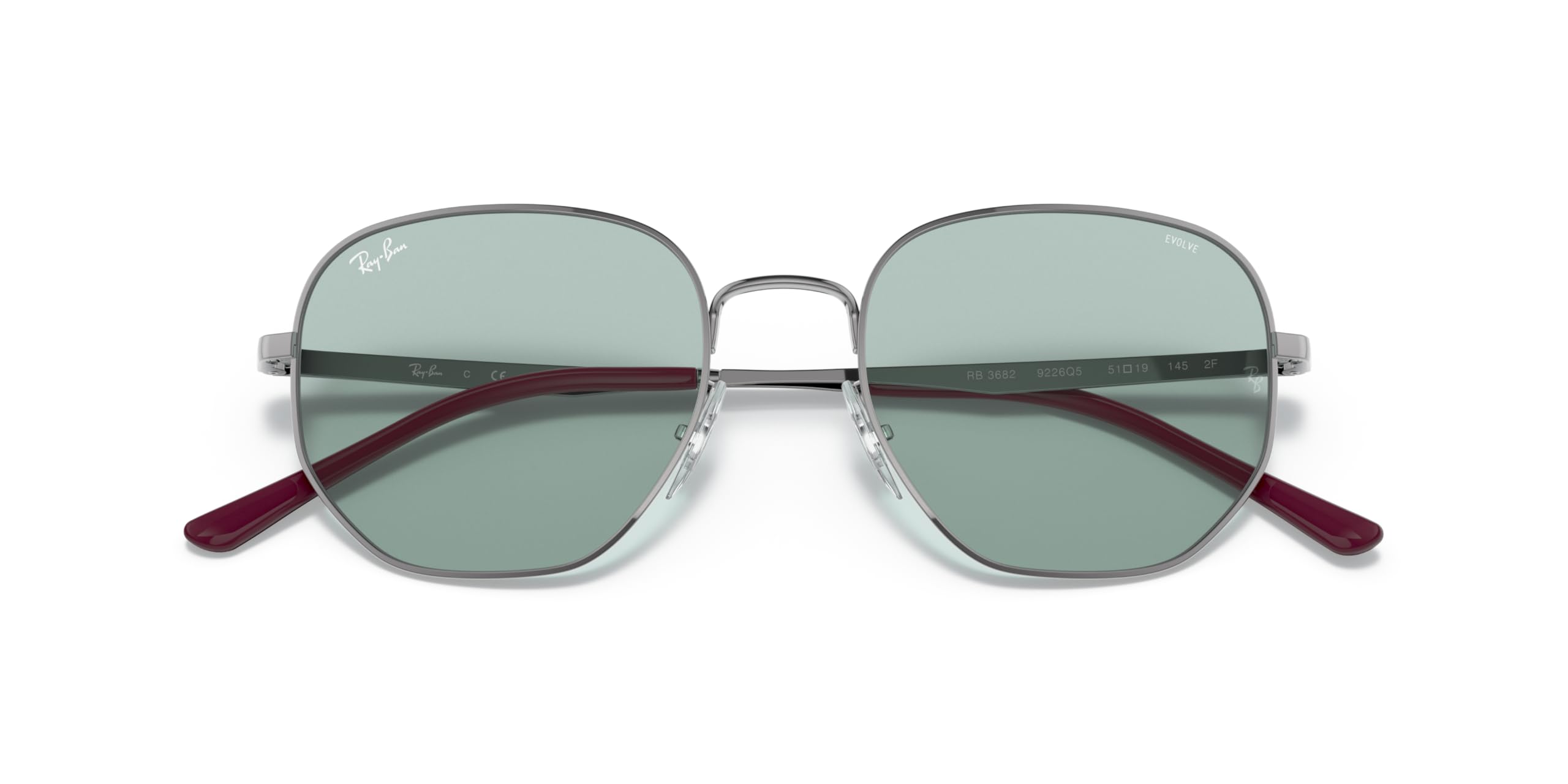 Ray-Ban RB3682 Polarized Square Sunglasses for Men & Women - UV Protection, Classic Aviator Style - Perfect for Driving, Beach, and Outdoor Activities