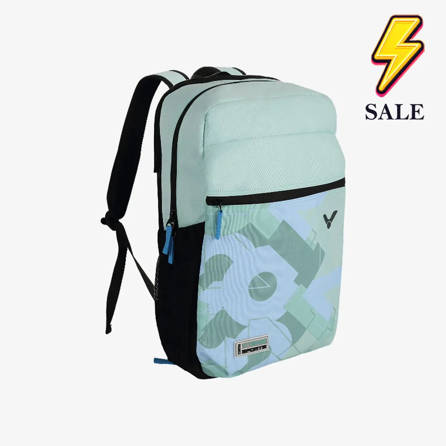 Victor BR6019 Badminton & Tennis Racket Backpack - Lightweight Sports Bag for Rackets, Shoes & Accessories - Perfect for Court, Gym & Travel (Teal)