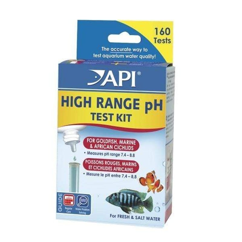 High Range pH Test Kit - Accurate Water Quality Testing for Pools, Aquariums & Hydroponics | API Water Analysis Solution