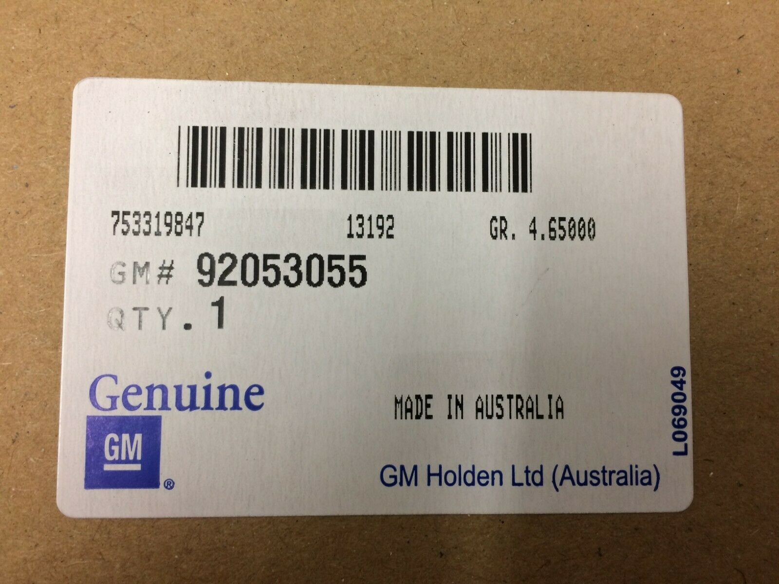 Genuine Holden Commodore VT VX VY V2 WH WK Brake Master Cylinder - New OEM Replacement Part for Smooth Braking Performance | Perfect for Daily Commuting & Highway Driving