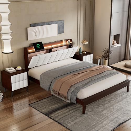Walnut+beige/3-piece#2