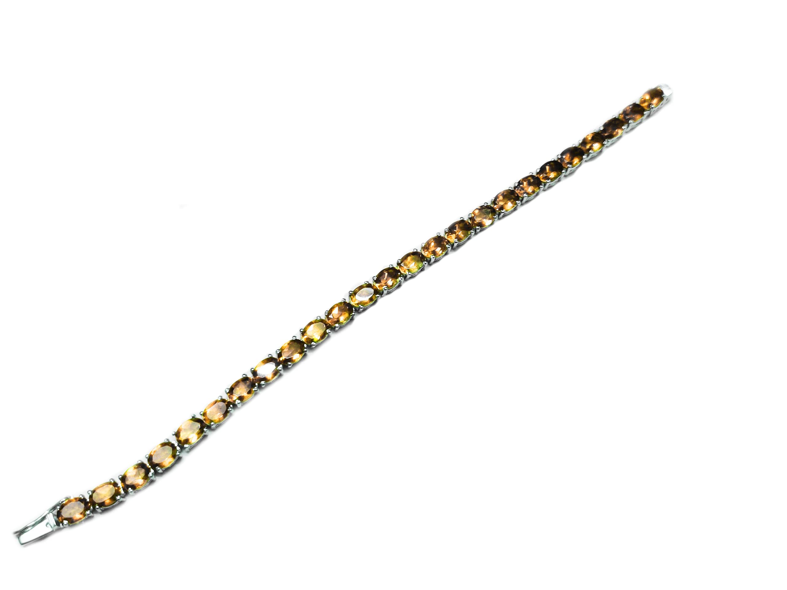 5x7 mm Oval Citrine Tennis Bracelet - 925 Sterling Silver Yellow Stone Jewelry for Women - November Birthstone Gift for Her - Perfect for Weddings, Anniversaries & Everyday Elegance
