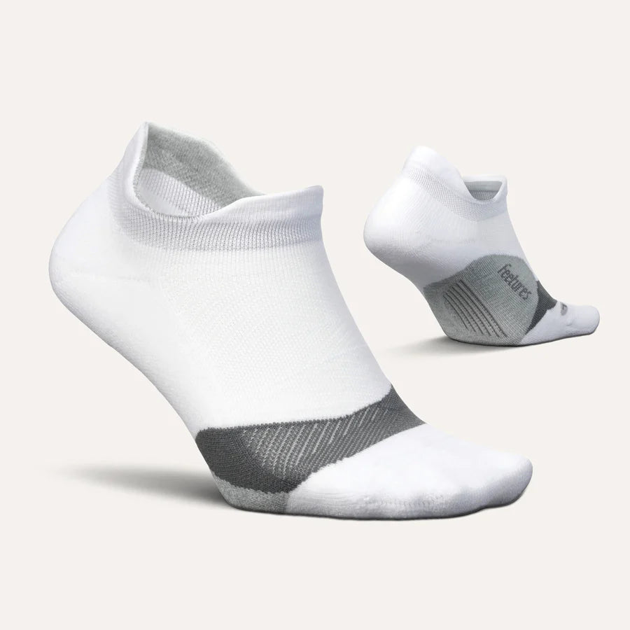 Elite Light Cushion No Show Socks - Basic White for Women & Men - Breathable Invisible Liner Socks for Sneakers, Loafers & Casual Shoes