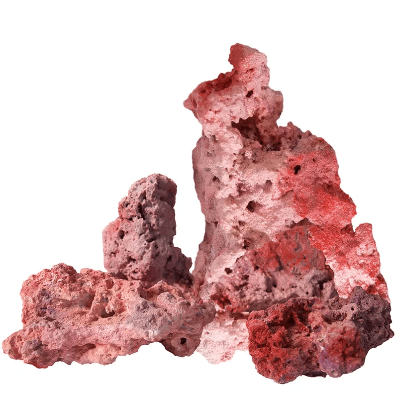Aqua Natural Reef Base Rock - 10kg Live Pink Coral for Saltwater Aquariums | Perfect for Marine Tank Decoration & Fish Habitat