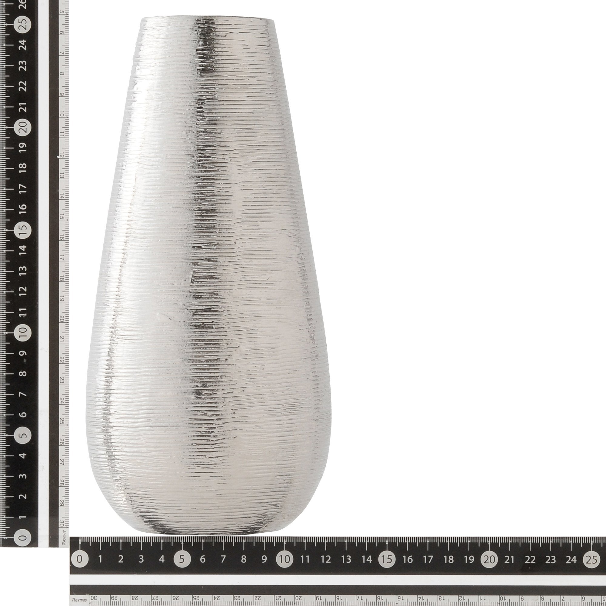 Elegant Silver Cross Flower Vase Set of 2 - Medium Size Home Decor for Dining Table, Wedding Centerpiece, Church Altar Arrangement