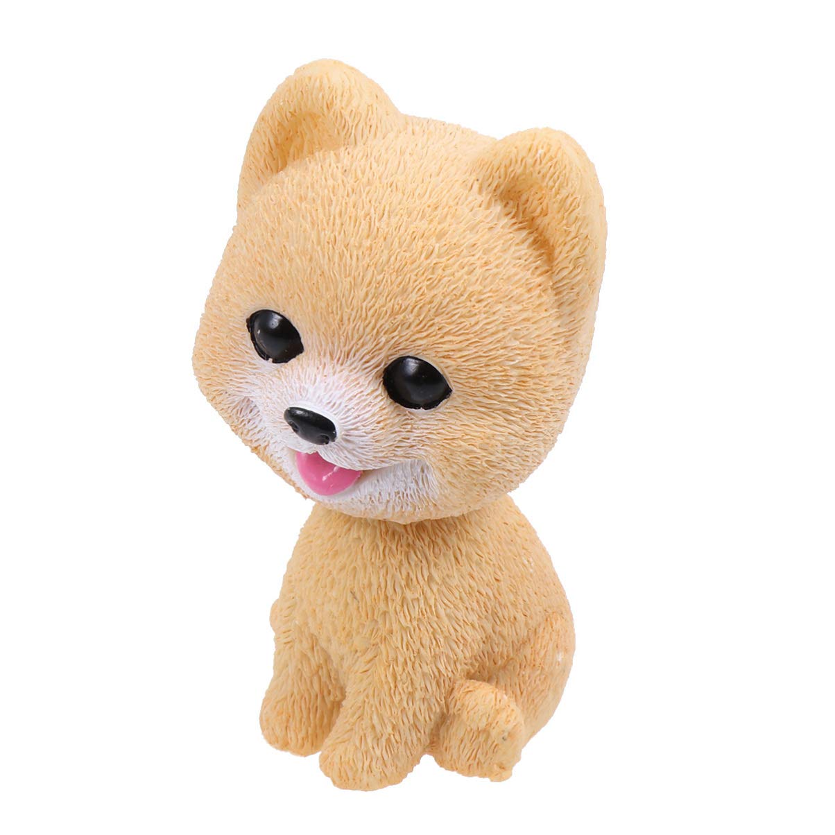 1pc Cute Resin Car Shaking Dog Bobblehead - Fun Office & Car Decor, Home & Hotel Accessory, Cake Topper - Perfect for Gifts, Dorm Room & Bar Decor