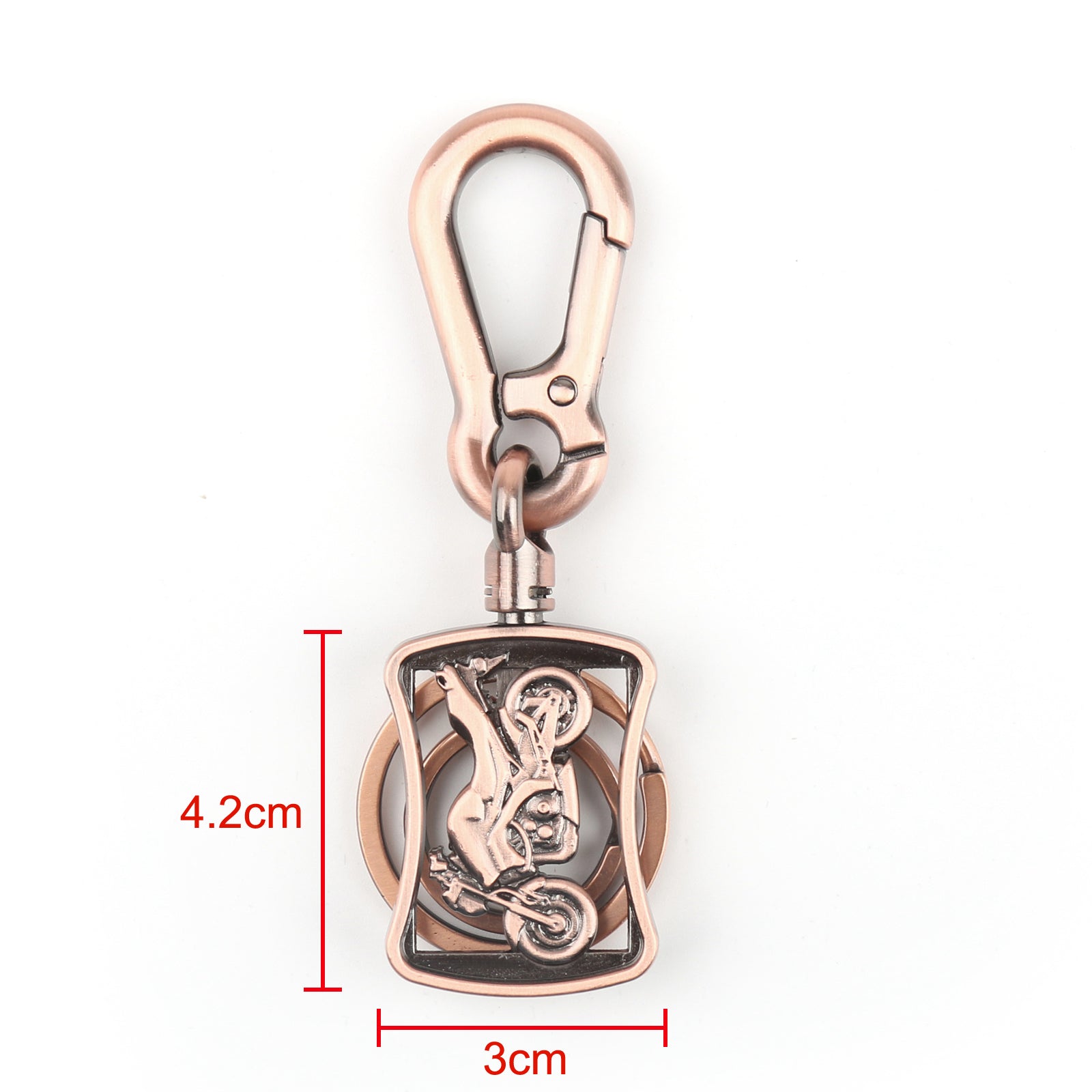1 x Motorcycle Keychain Key Ring for Honda Kawasaki Suzuki Ducati KTM - Durable Bike Key Holder for Motorcycle Enthusiasts - Perfect Gift for Riders & Bikers Accessories