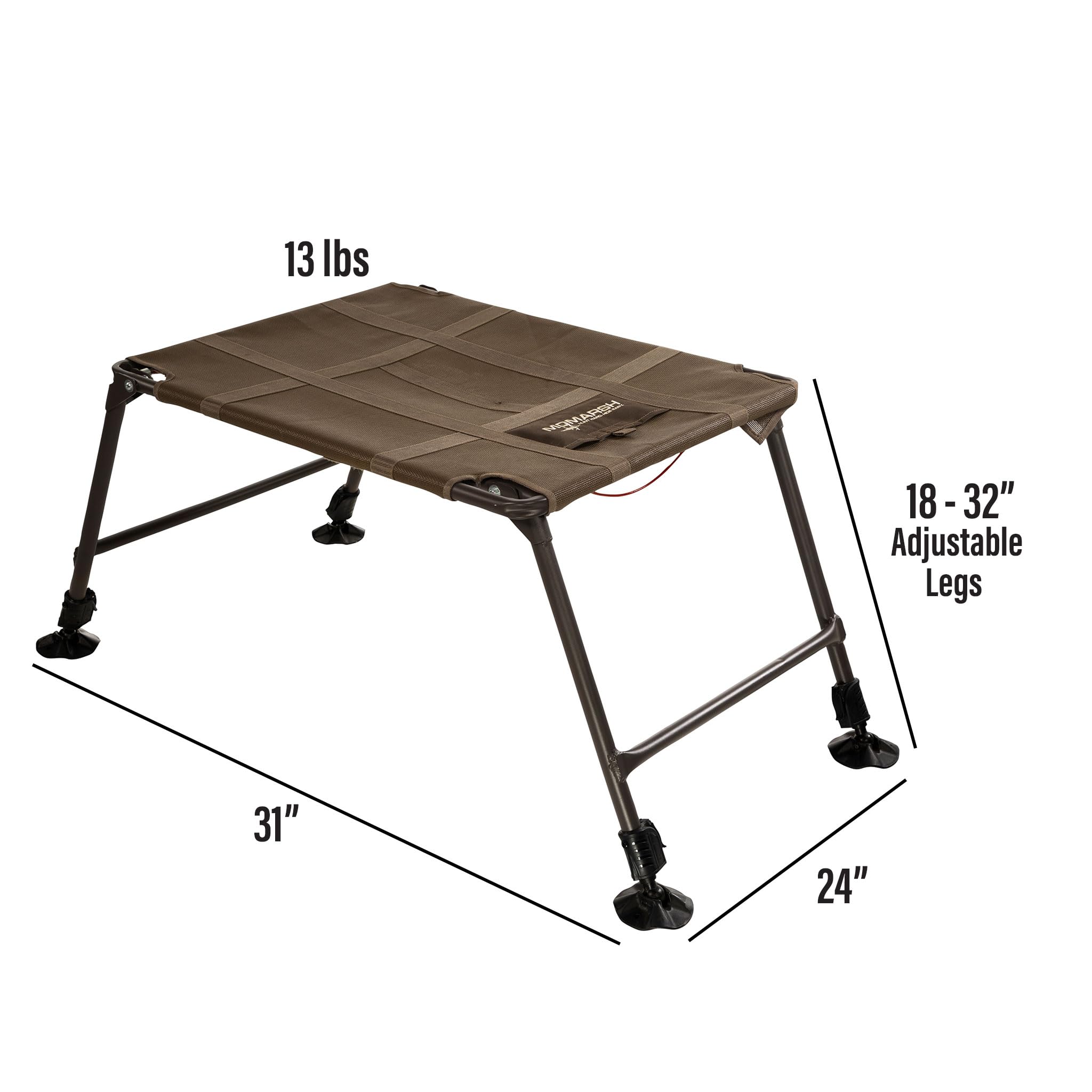 Momarsh Final Stand Adjustable Dog Training Platform - Elevated Pet Training System for Place, Agility & Steadiness | Perfect for Hunting Dogs, Obedience Training & Outdoor Exercises