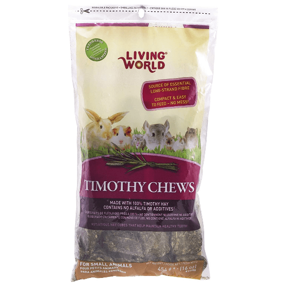 Premium Timothy Hay Chews for Small Pets - Natural Dental Treats for Rabbits, Guinea Pigs & Hamsters - Perfect for Cage Enrichment & Chewing Needs
