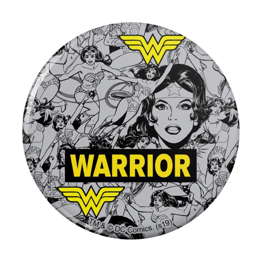 Wonder Woman Warrior Pattern Refrigerator Magnet - Strong Kitchen Fridge Locker Decorative Button - Perfect for Home, Office, Dorm & Gift Giving