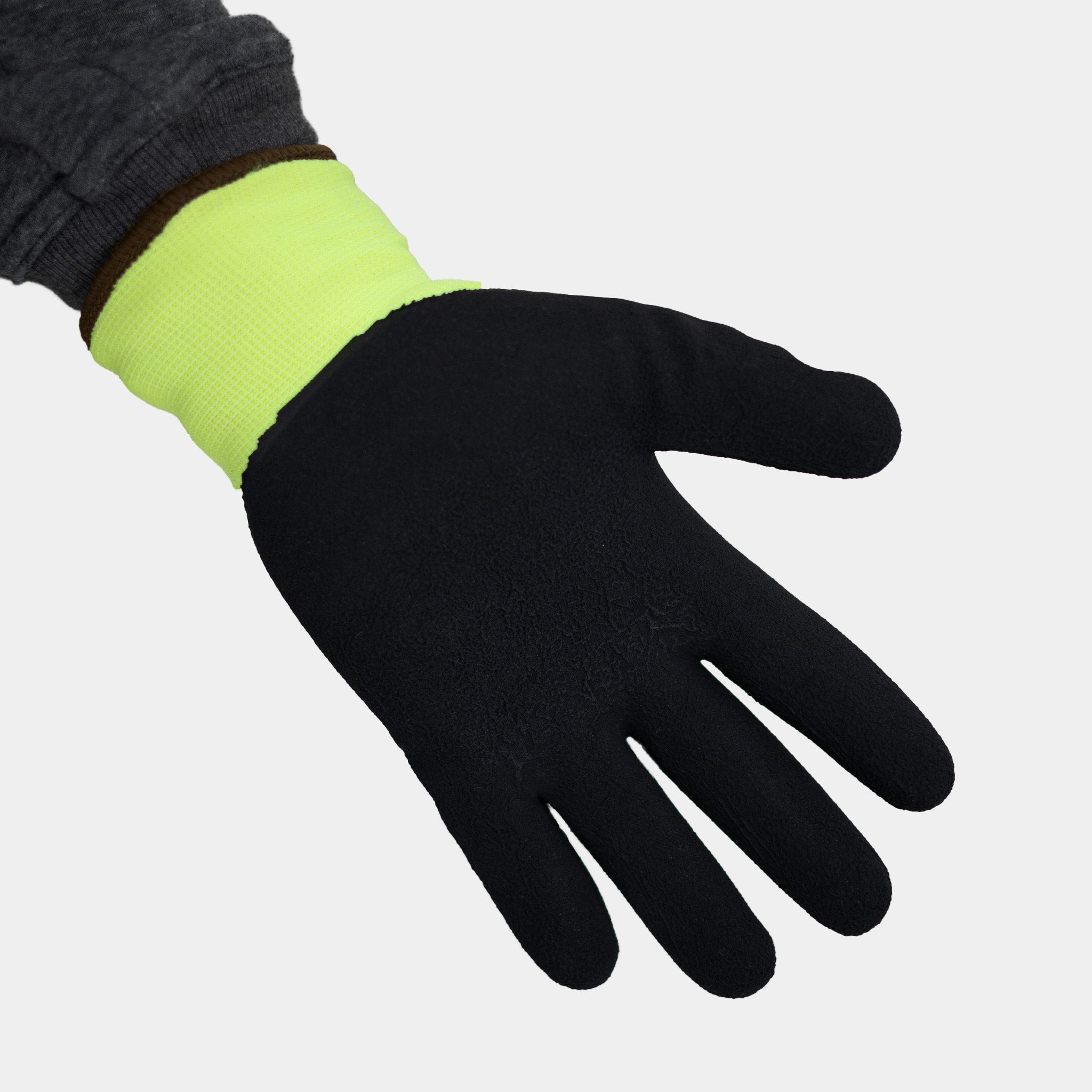 Dual Grip Work Gloves - Yellow for Enhanced Safety & Comfort | Perfect for Construction, Gardening & DIY Projects