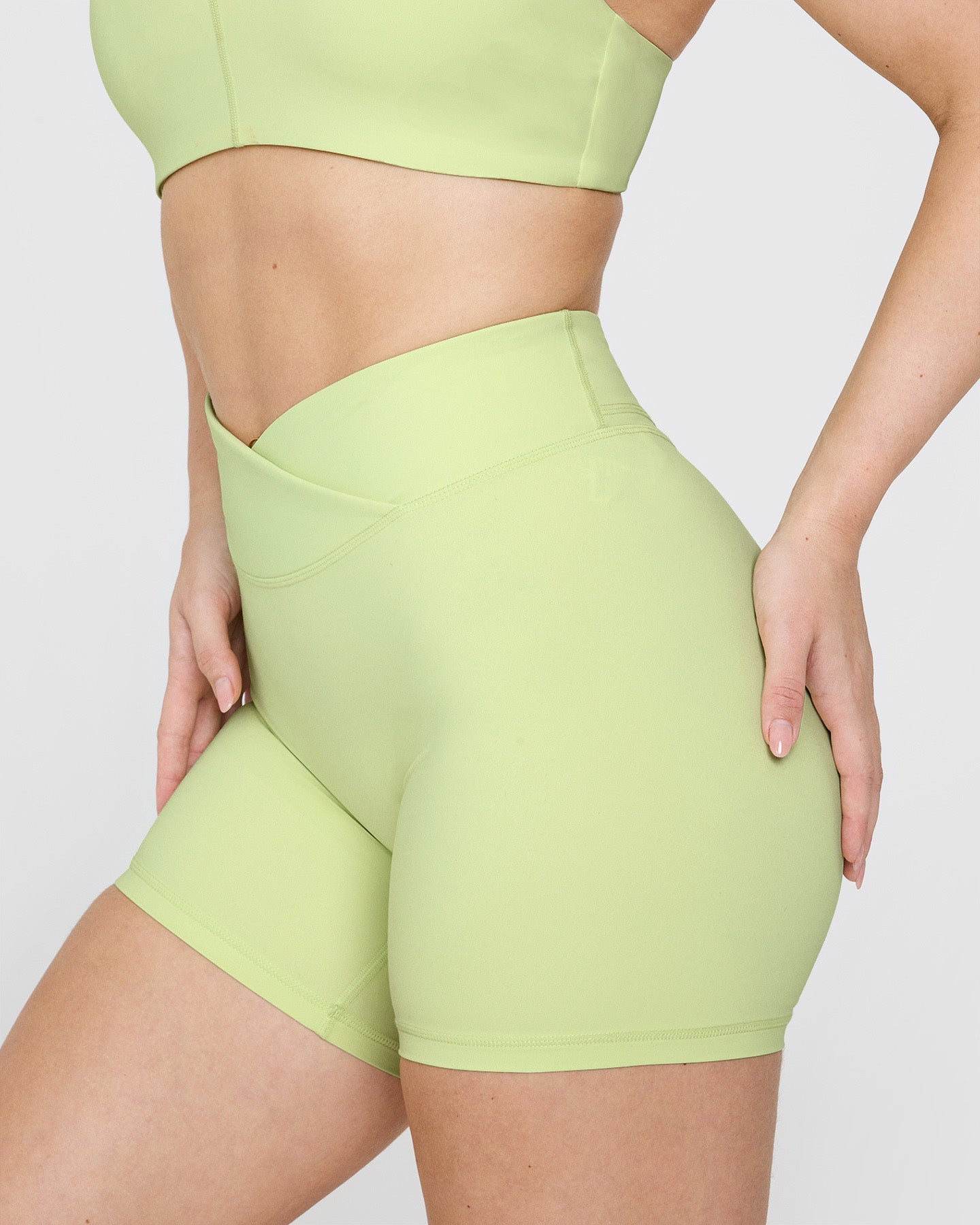 Unified Wrap Shorts 6 | Pump Green - Comfortable Athletic Shorts for Running, Yoga & Gym Workouts - Perfect for Fitness Enthusiasts & Active Lifestyles
