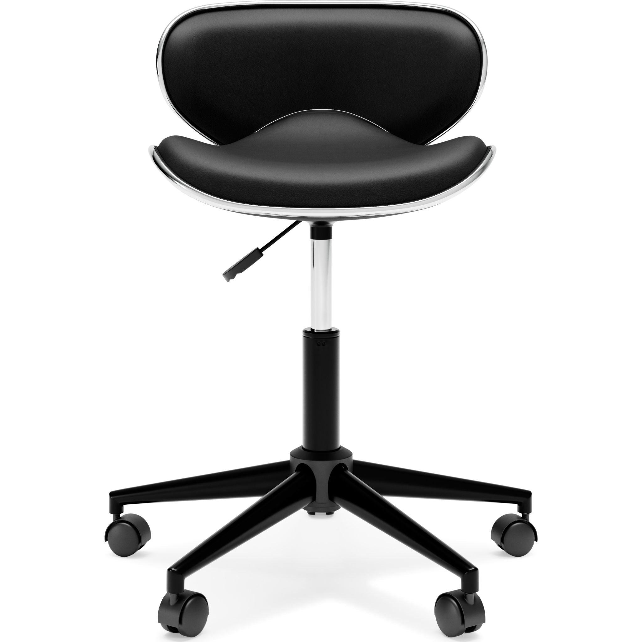 Beauenali Ergonomic Office Chair - Black - Adjustable Height & Lumbar Support for Home & Office Workspace Comfort