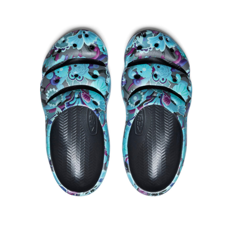 Men's Yogui Arts Clogs by Gravityfree | Floral Print Slip-On Shoes for Comfort & Style - Perfect for Home, Garden & Casual Wear