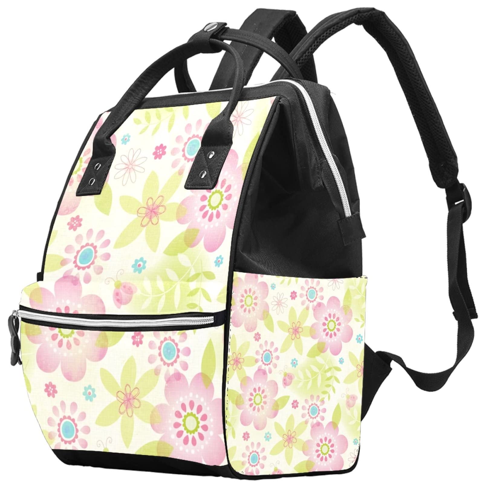 **Sunflower Diaper Backpack for Moms & Dads – Large Capacity Baby Bag for Travel, Daycare & Outings – Waterproof & Stylish Baby Changing Backpack**