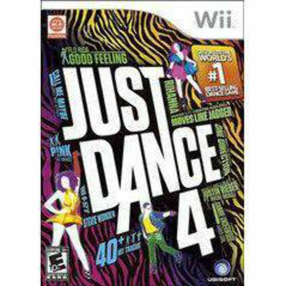 Just Dance 4 - Nintendo Wii Game - Fun Dance Party & Family Fitness Video Game for Kids & Adults - Perfect for Parties, Workouts & Family Game Nights