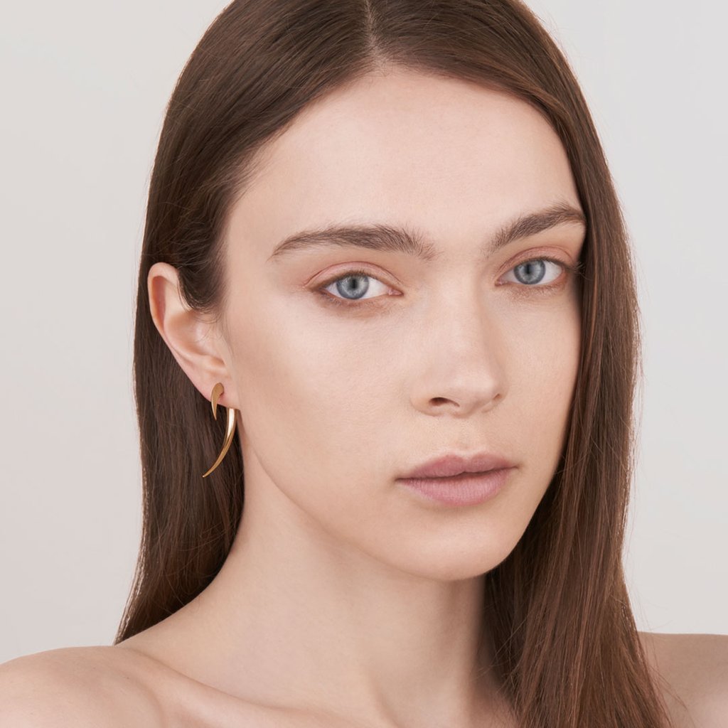 14K Yellow Gold Vermeil Hook Earrings for Women - Elegant Dangling Earrings for Parties, Weddings & Everyday Wear