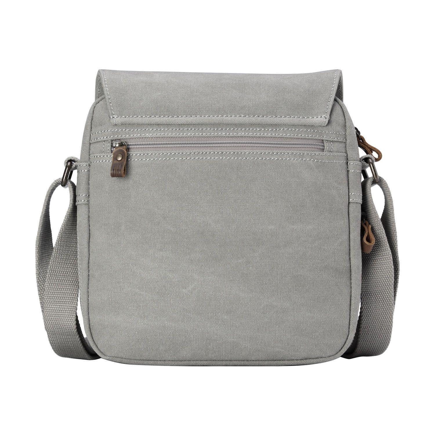 Troop London Classic Canvas Crossbody Bag for Men & Women - Stylish & Durable Shoulder Bag for Travel, Work & Everyday Use
