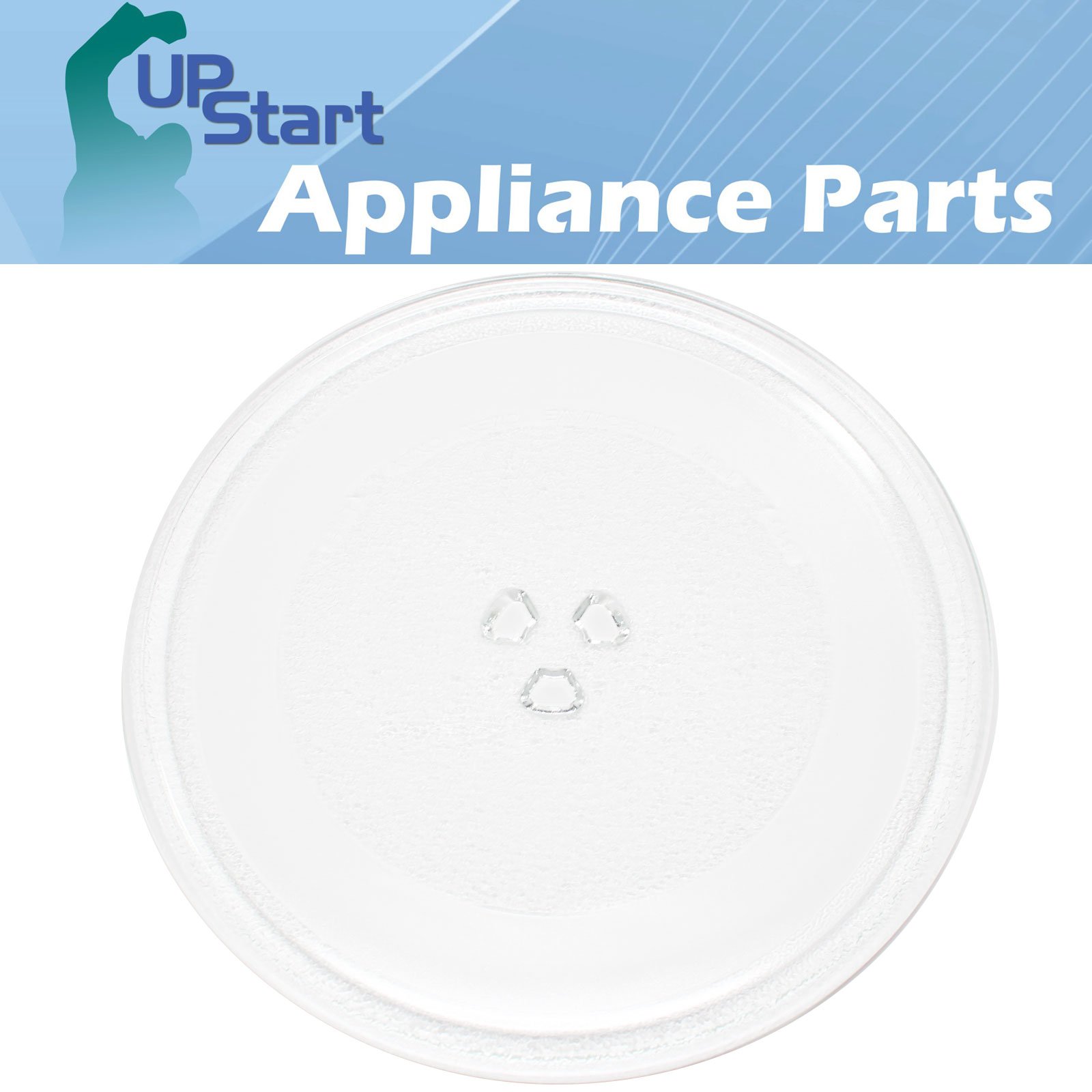 Replacement Emerson 203600 Microwave Glass Plate - 10 Inch (255mm) Microwave Turntable Tray - Compatible with Emerson MW8999, MW9099, MW9399 Models - Perfect for Heating Food, Reheating Leftovers & Defrosting