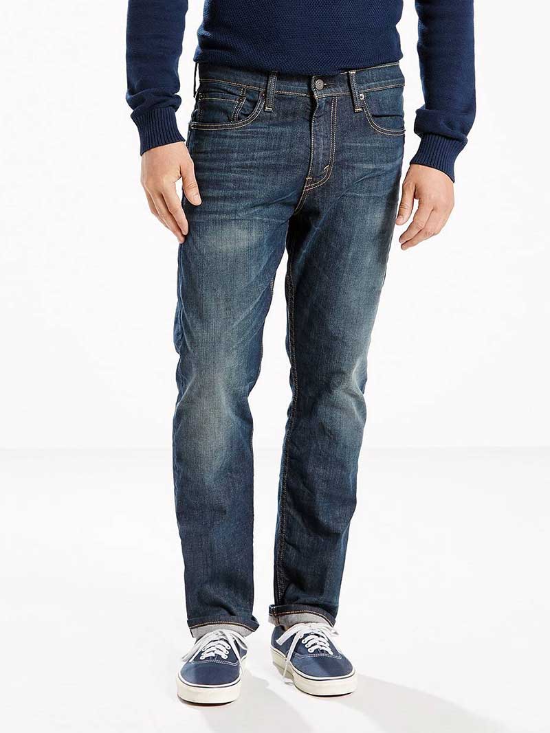Levi's Men's 502 Regular Taper Fit Stretch Denim Jeans - Comfortable Slim Fit for Casual Wear & Office Outfits