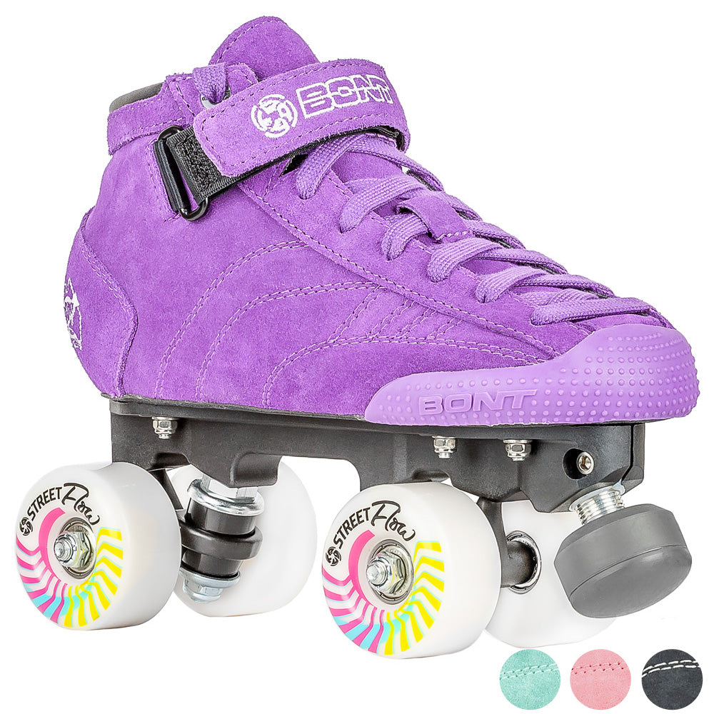 Bont Prostar Prodigy Flow Quad Roller Skates - Premium Outdoor & Indoor Skating Package for Women & Men - Perfect for Rink, Park, and Street Skating