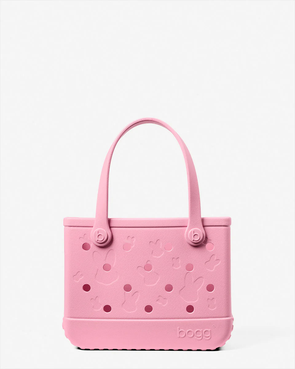 Bogg Bag | I Peep You Bubblegum | Bitty Tote | Stylish Waterproof Beach Bag for Women | Perfect for Pool, Beach, Shopping & Travel
