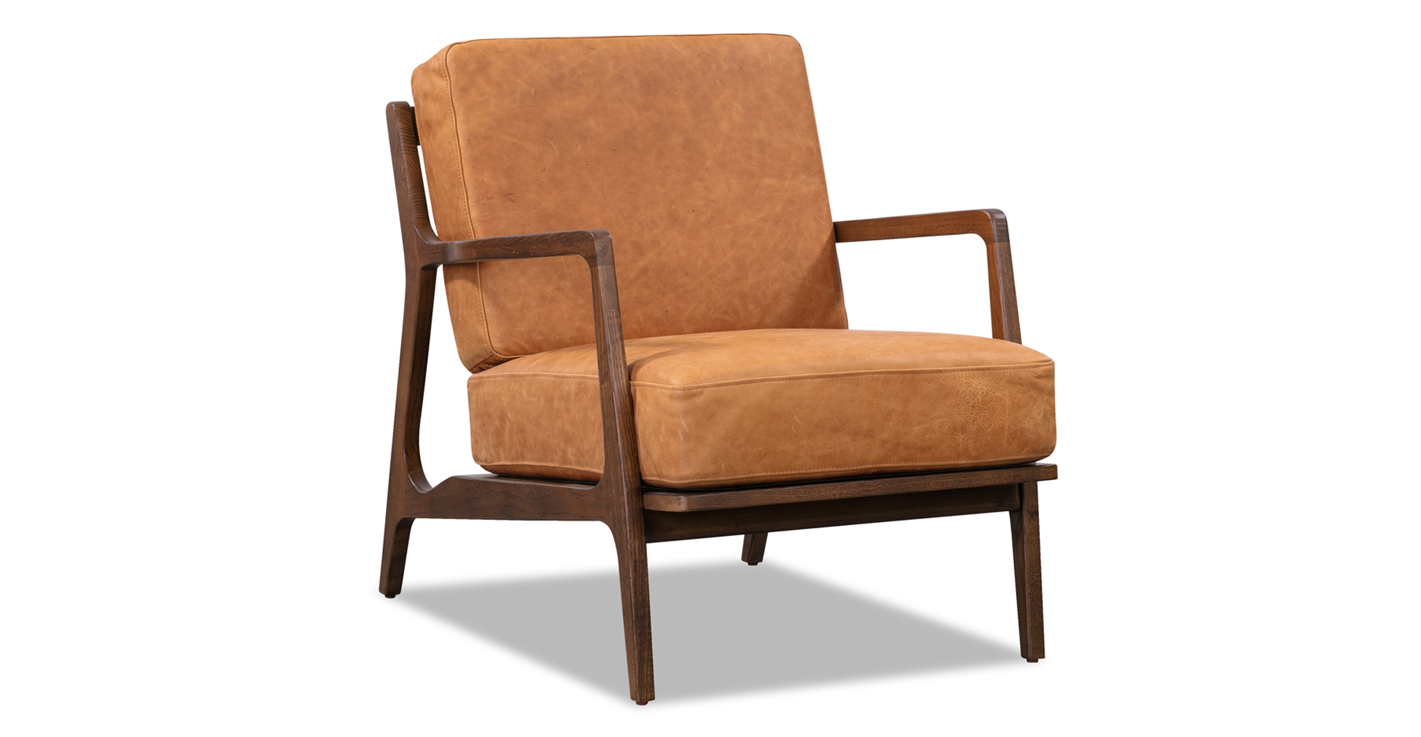 Premium Verity Genuine Leather Lounge Chair - Modern Comfort for Living Room, Office & Reading Nook - Perfect Relaxation & Stylish Home Decor