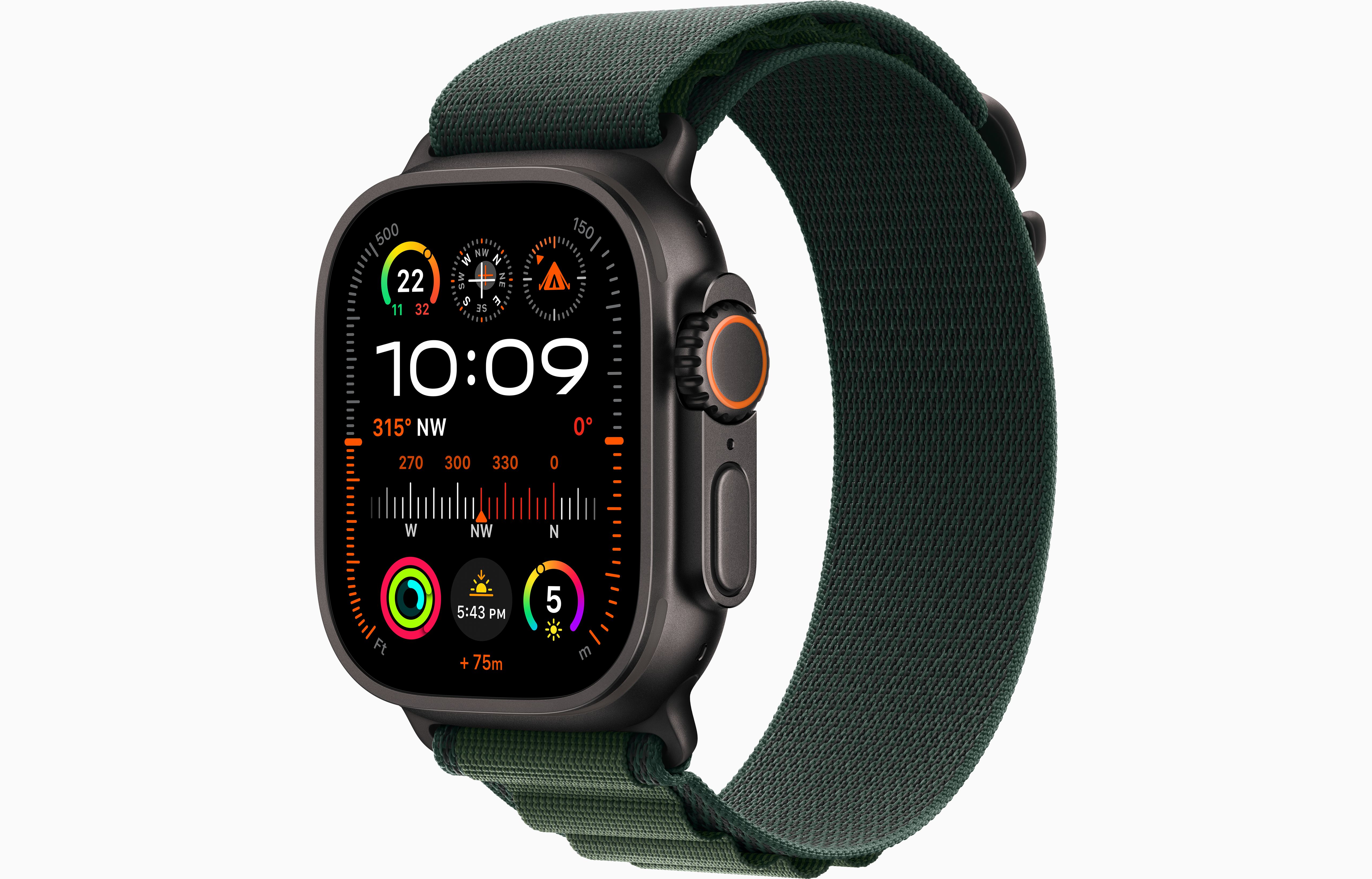 Apple Watch Ultra 2 - GPS + Cellular Smartwatch with Advanced Fitness Tracking & Heart Rate Monitor - Perfect for Outdoor Adventures, Workouts & Daily Wear