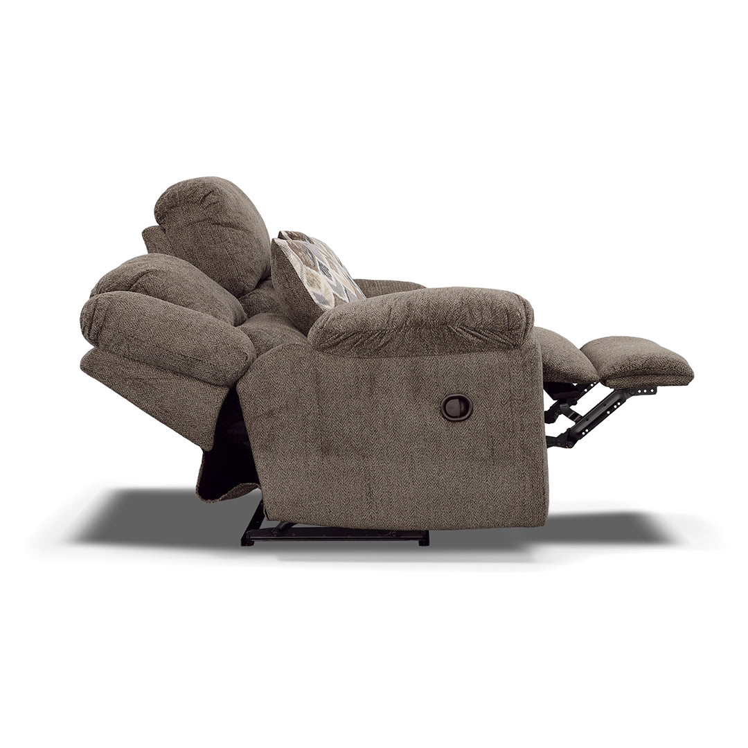 Newport Reclining Loveseat - Modern Comfortable 2-Seater Sofa with Adjustable Backrest for Living Room, Home Theater & Small Spaces