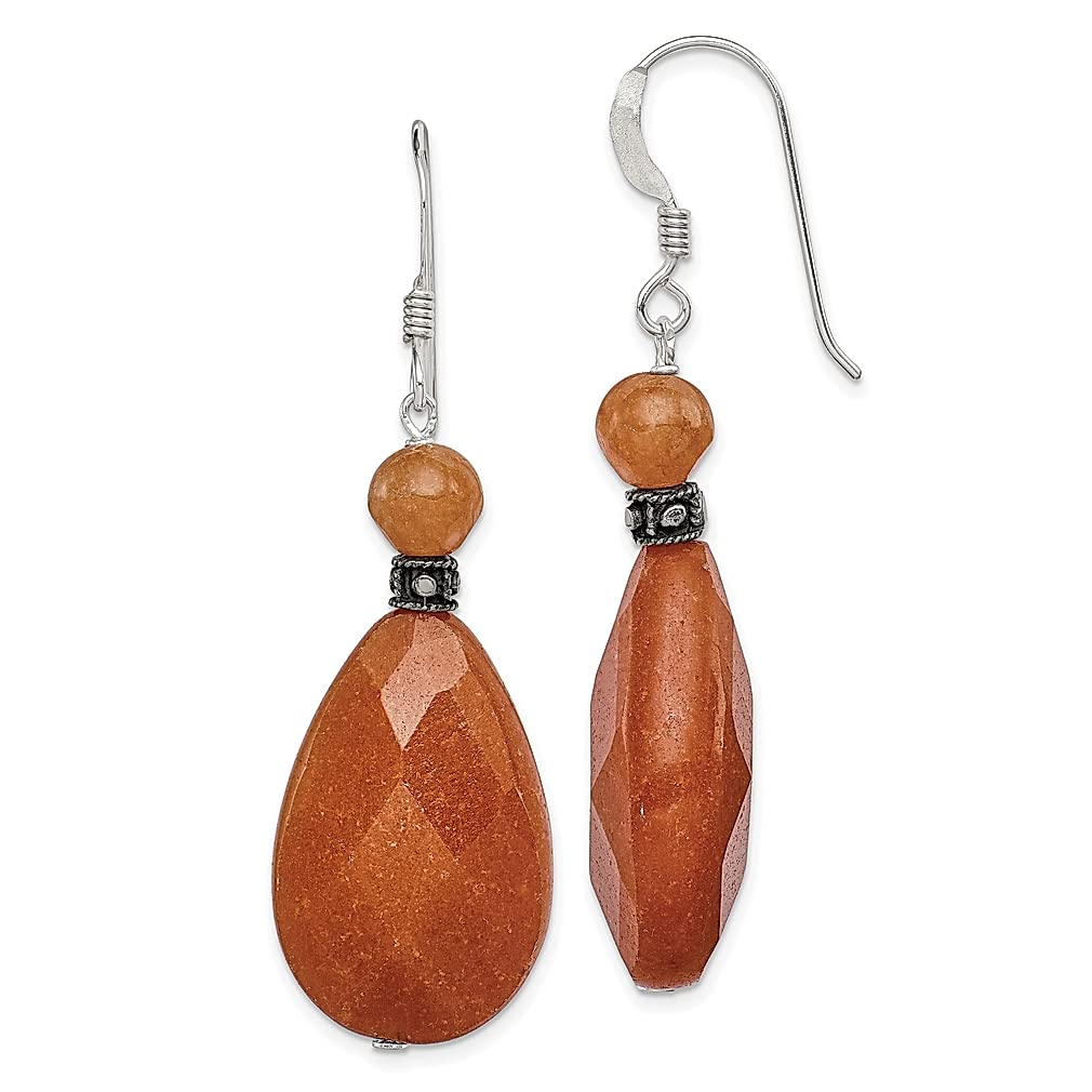 925 Sterling Silver Carnelian Drop Dangle Chandelier Earrings for Women - Elegant Fine Jewelry Gift for Her - Perfect for Weddings, Parties & Special Occasions