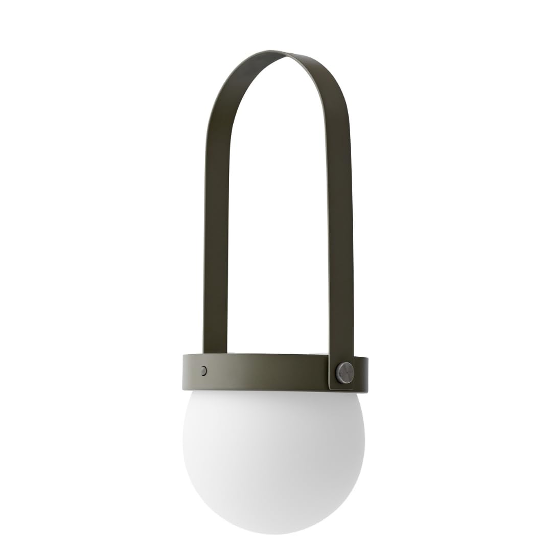 Portable LED Desk Lamp - Dimmable Rechargeable Warm White Light for Home Office, Camping, Reading & Night Light | Perfect Gift Idea (Olive Green)