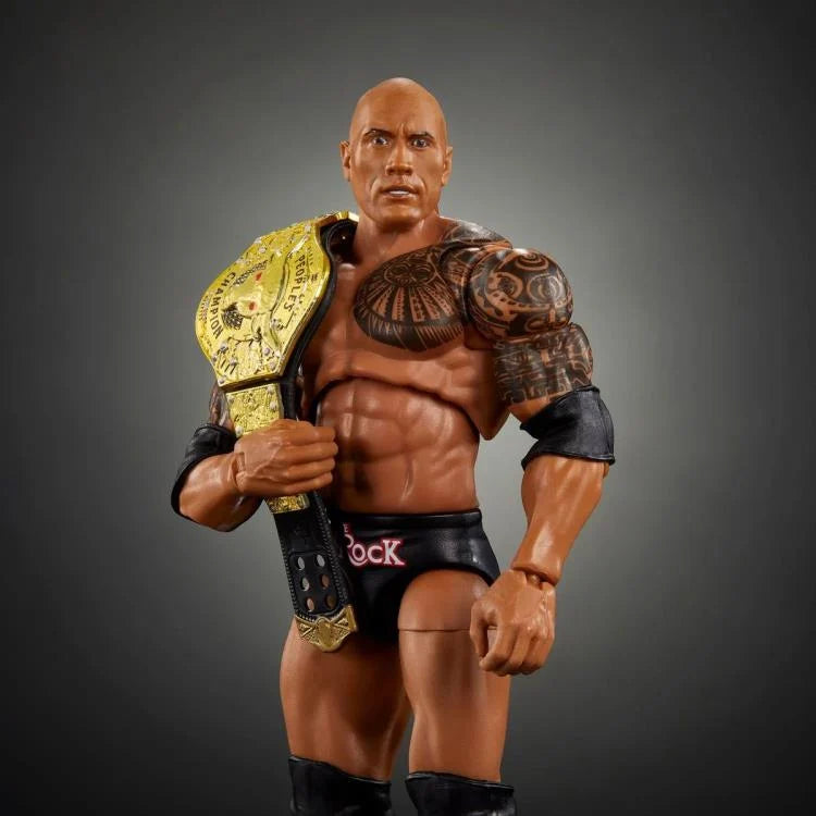 The Rock WWE Ultimate Edition 25 Action Figure - Collectible Wrestling Toy for Fans & Kids - Perfect for Display, Play & Gift Giving