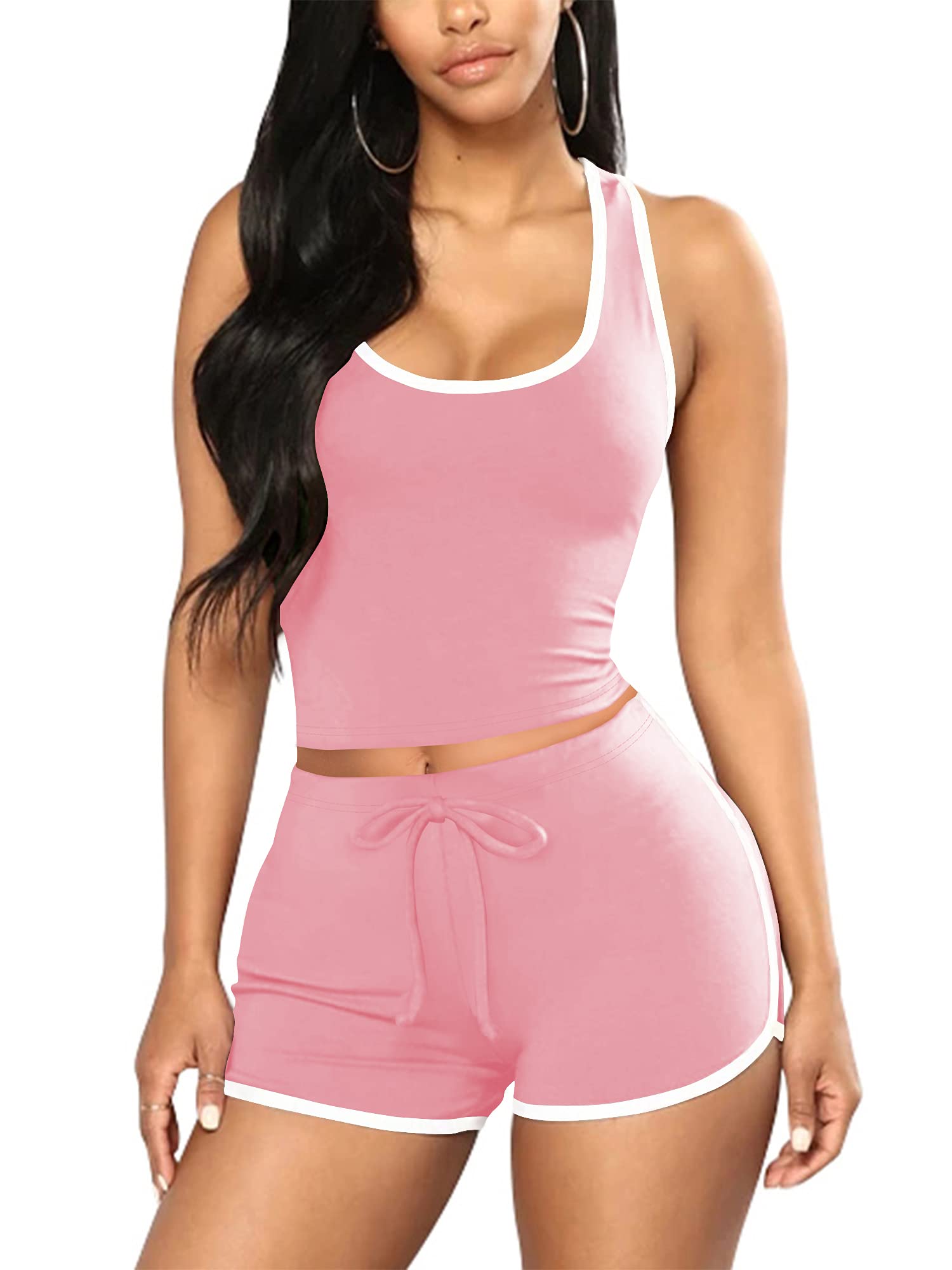 Sexy Two Piece Outfits for Women - Matching Active Wear Tracksuits | Gym Workout, Yoga, Running & Casual Streetwear