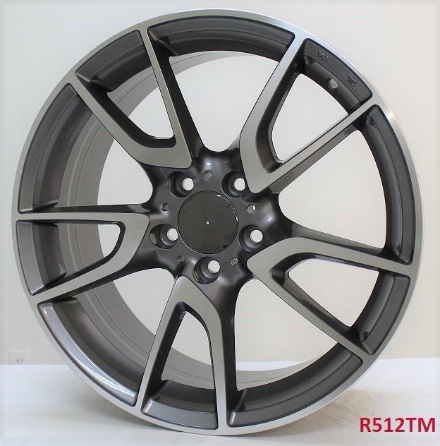 18x8 Inch Alloy Wheels for Mercedes C300 Coupe (2017-2024) - Perfect Fit Replacement Rims for Enhanced Performance & Style | Ideal for City Driving, Road Trips & Car Shows